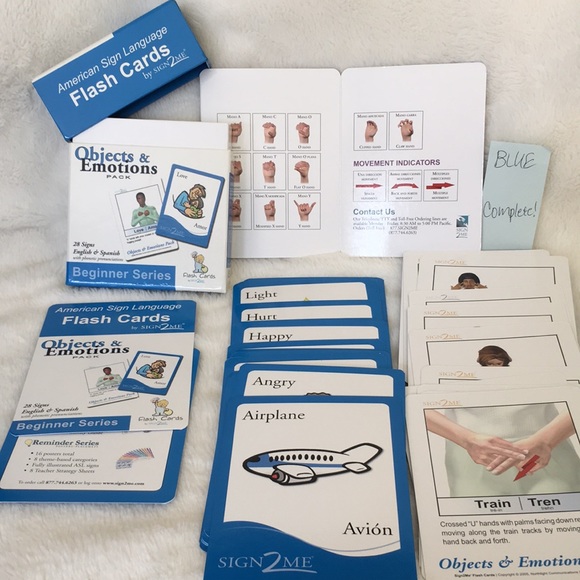 American Sign Language Flash Cards by SIGN2ME (Set of 5 items) - Picture 8 of 11